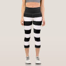Search for black and white lines leggings Stripe pattern