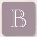 Search for purple coasters Monogrammed