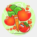 Search for cartoon vegetables stickers Character