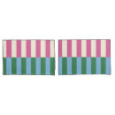Search for vertical stripes pillowcases Green