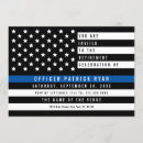 Search for american flag invitations Thin blue line