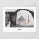 Search for indian art postcards Taj mahal