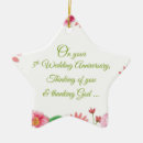 Search for 5th wedding anniversary christmas tree decorations Five