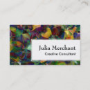Search for statement business cards Colourful