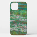 Search for impressionist painting iphone cases Green