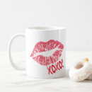 Search for lipstick mark mugs Kiss