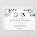 Search for pens invitations Black white