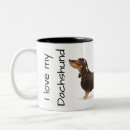 Search for funny love mugs Dachshund