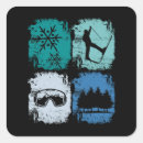 Search for skiers stickers Nature