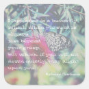 Search for happiness quote stickers Flowers