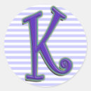 Search for purple alphabet stickers Initials