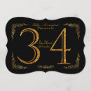 Search for 34th birthday invitations Black