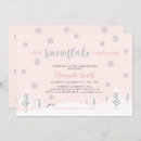 Search for winter baby sprinkle invitations Pink