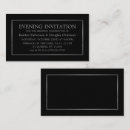Search for black and silver party invitations Simple