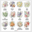 Search for birthday month stickers For her