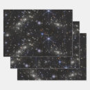 Search for outer space wrapping paper Stars