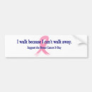 Search for walking bumper stickers Breast