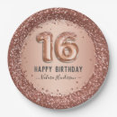 Search for 16th birthday plates Sparkle