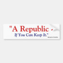 Search for republic bumper stickers Liberty