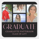 Search for pink and black graduation stickers College