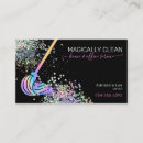Search for sparkling clean business cards Maid service