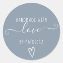 Search for blue candle stickers Typography