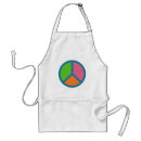 Search for peace sign aprons Hippy