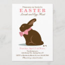 Search for chocolate egg invitations Brunch