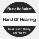 Search for hearing aid stickers Awareness