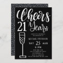 Search for cheers to 21 years Typography