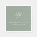 Search for sage green napkins Elegant