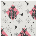 Search for retro cat fabric Cute