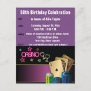 Search for casino 50th birthday invitations Las vegas