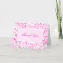 Search for pink white thank you cards Bridal shower