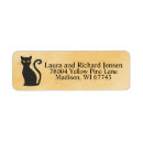 Search for orange black return address labels October 31