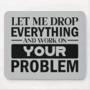 Search for sarcasm mouse mats Work