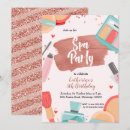 Search for spa birthday invitations Glamour birthday party
