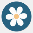 Search for blue daisies stickers Retro