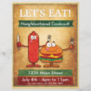 Search for hamburger flyers Bbq