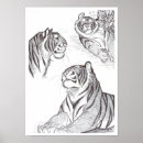 Search for black white tiger posters Drawing