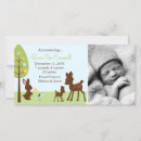 Search for woodland birth announcement cards New baby