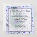 Search for peacock quinceanera invitations Teal