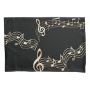 Search for music pillowcases Black