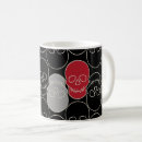 Search for black and white skull mugs Dark