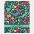 Search for girls dinosaur blankets Colourful