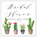 Search for succulent bridal shower stickers Cactus
