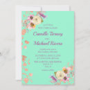 Search for peach and lavender wedding invitations Flowers