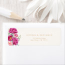 Search for rose floral return address labels Calligraphy