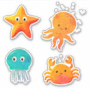 Search for vintage crab stickers Marine life