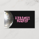 Search for karaoke business cards Song